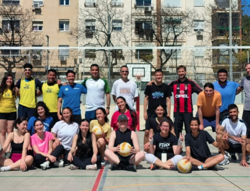 Encuentro amistoso de voleibol