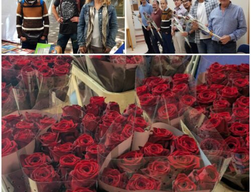 Por San Jordi, una rosa, un libro y… ¡un beso!