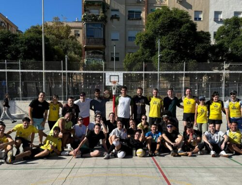 Amistoso de voleibol en Barcelona
